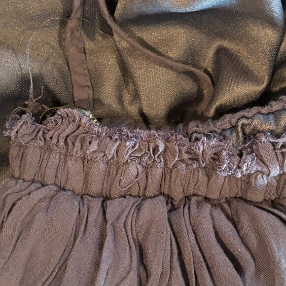 PAPAYA Backless Maxi Dress Blue Sz S Mermaid Core Fairy Core Sexy Coquette Boho - Picture 5 of 7